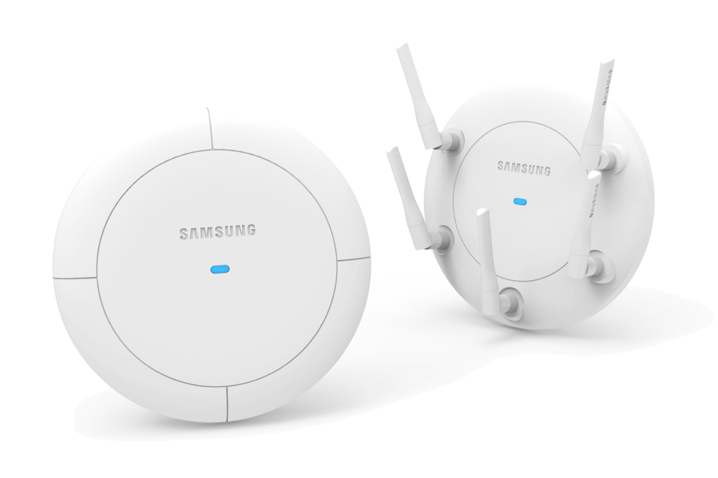 Samsung wifi access point, voor- en achterzijde